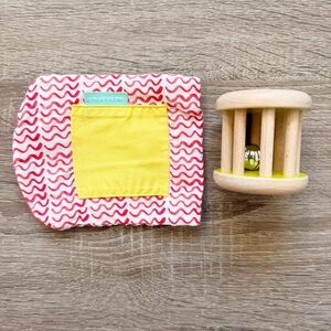 Lovevery Rolling Bell Rattle & Crinkle Bag Charmer Play Kit